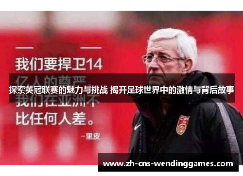 探索英冠联赛的魅力与挑战 揭开足球世界中的激情与背后故事 探索英冠联赛的魅力与挑战 揭开足球世界中的激情与背后故事